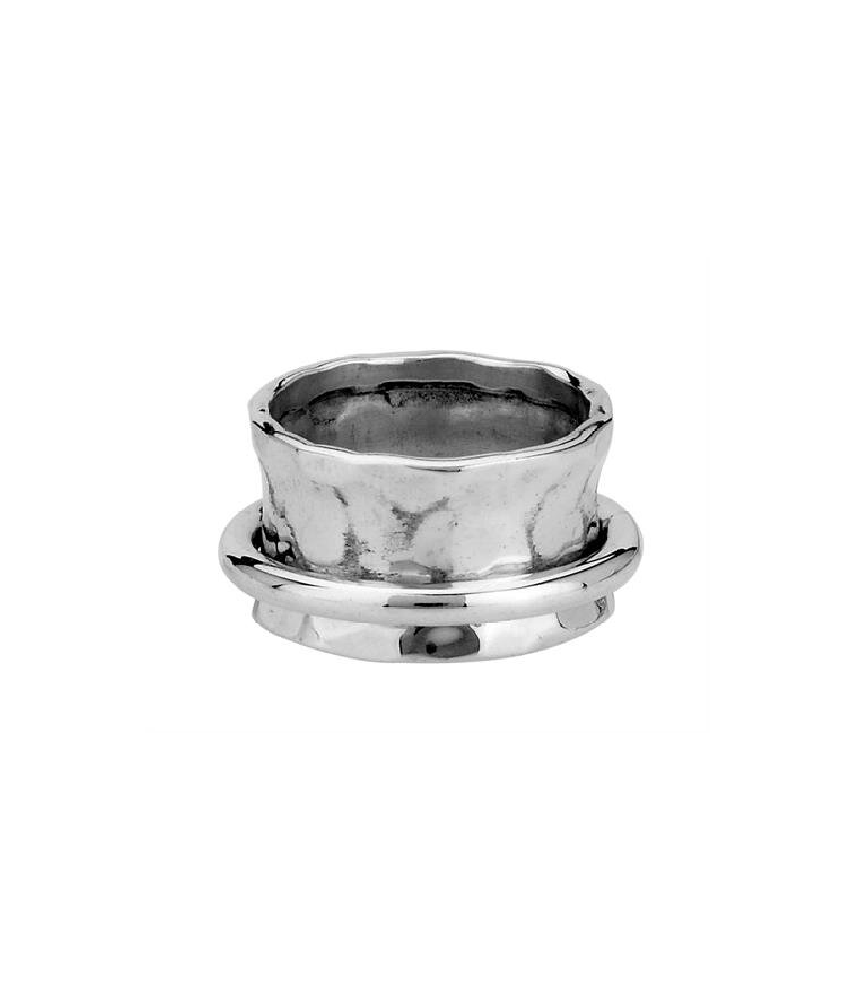 Hammered Concave Ring Wendy Warren Jewellery